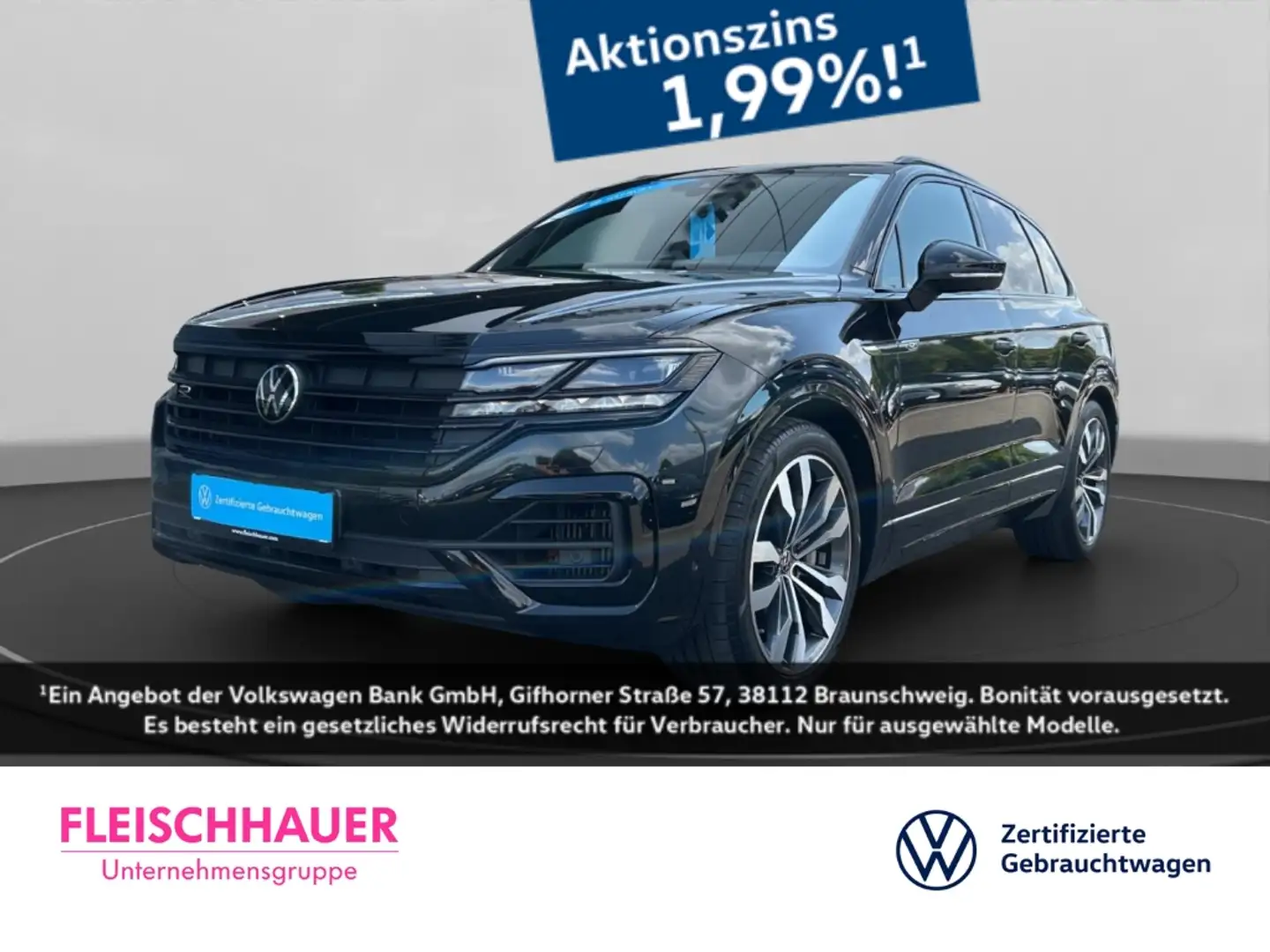 Volkswagen Touareg 4Motion eHybrid V6 TSI DSG+ACC+LED+SHZ Schwarz - 1