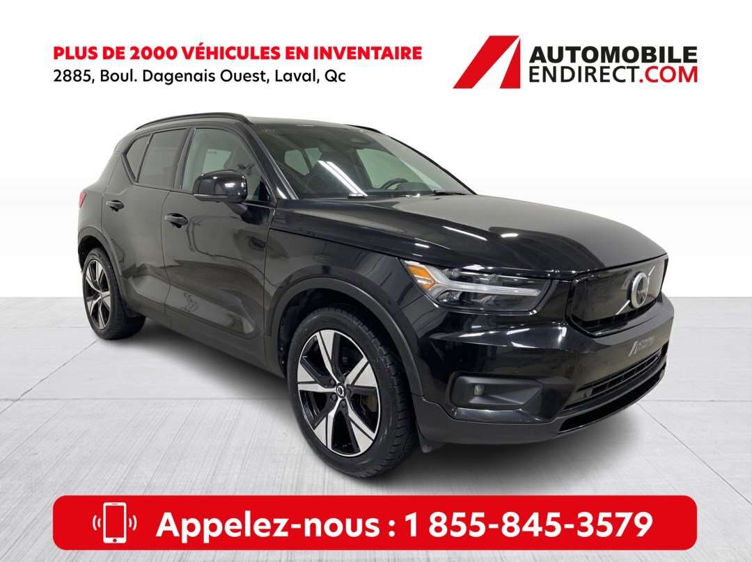 2021 Volvo XC40 P8 Recharge eAWD Semi-cuir Toit Pano Sièges Chauff