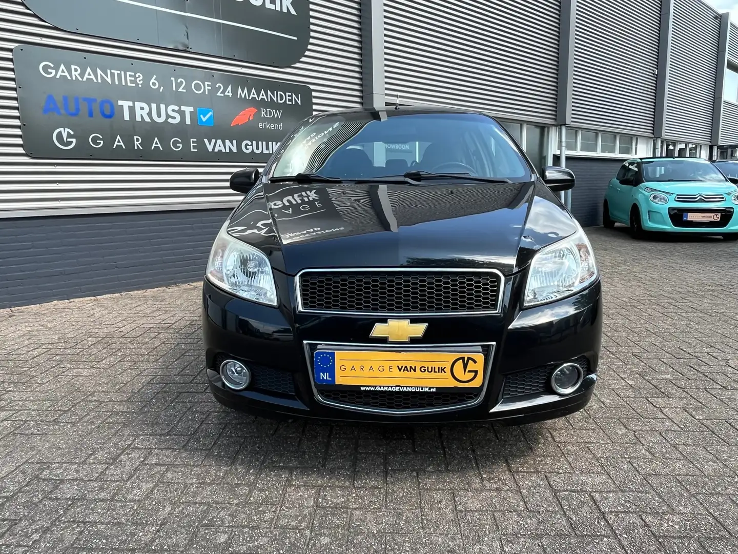 Chevrolet Aveo 1.2 16V LS 84PK Airco,Lmv,Usb,Aux,Isofix,ElektrRam Fekete - 2