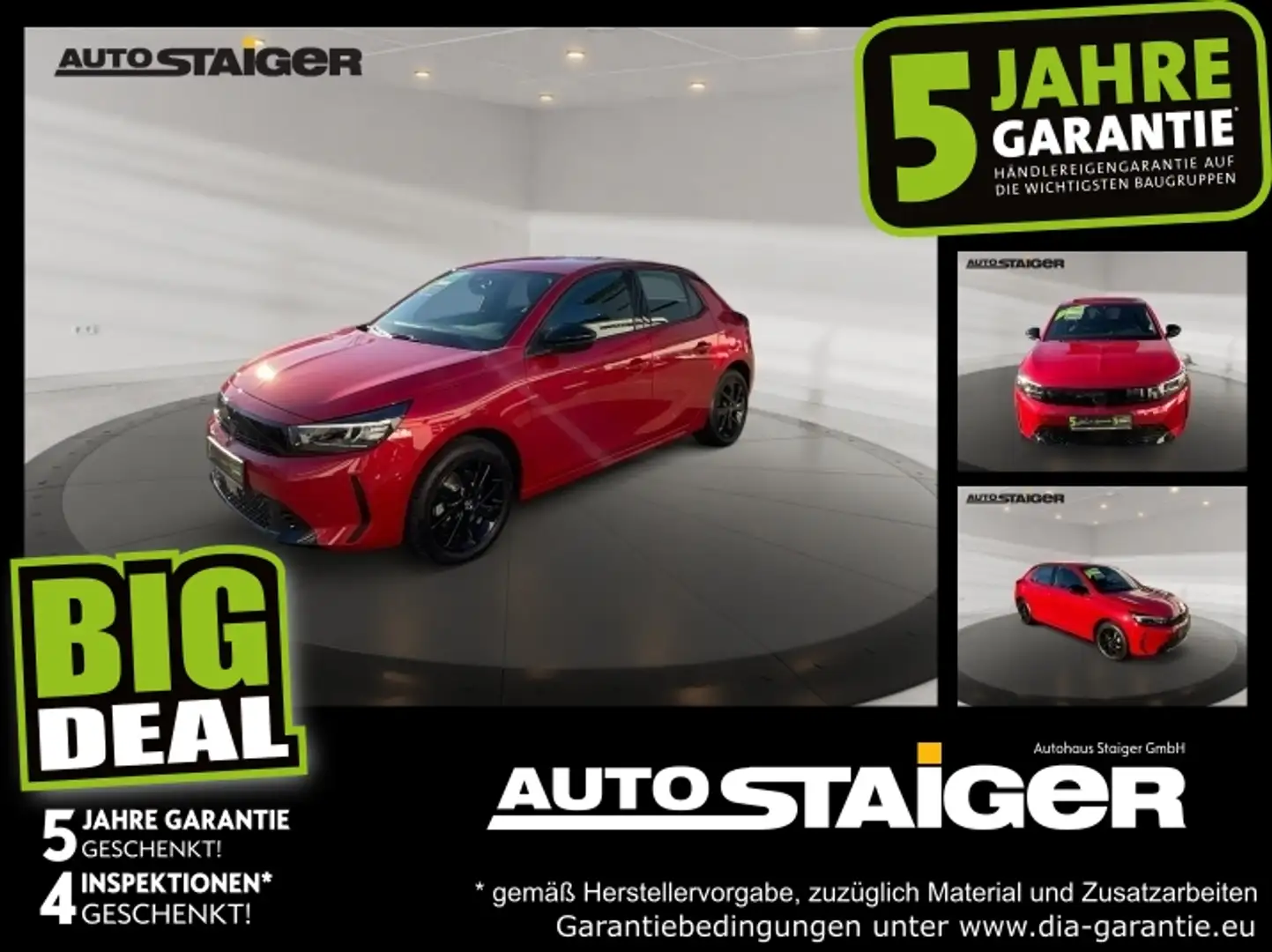 Opel Corsa F 1.2 Turbo GS LED+SHZ+Winterp.+Kam.+LM Rot - 1