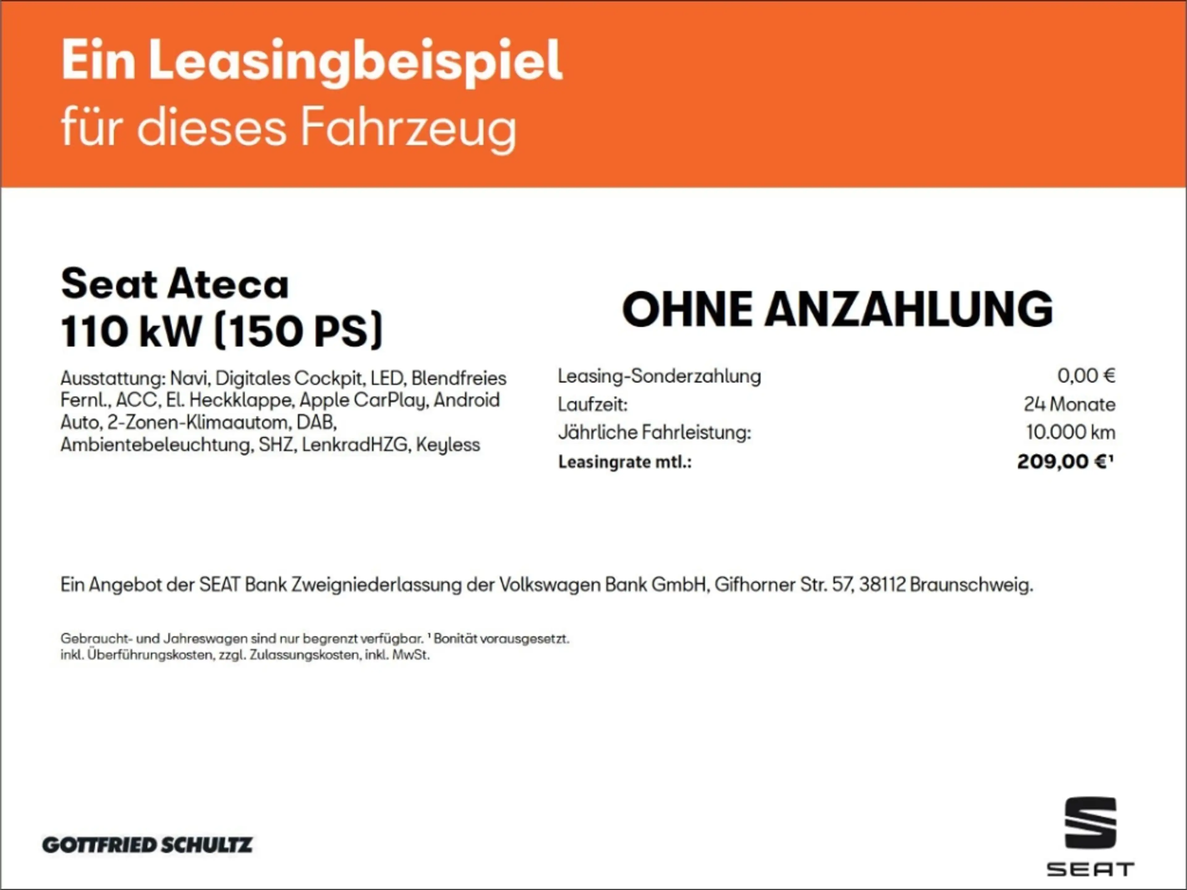 SEAT Ateca Style 1.5 TSI DSG LED Navi Parkhilfe AppConnect — photo 2