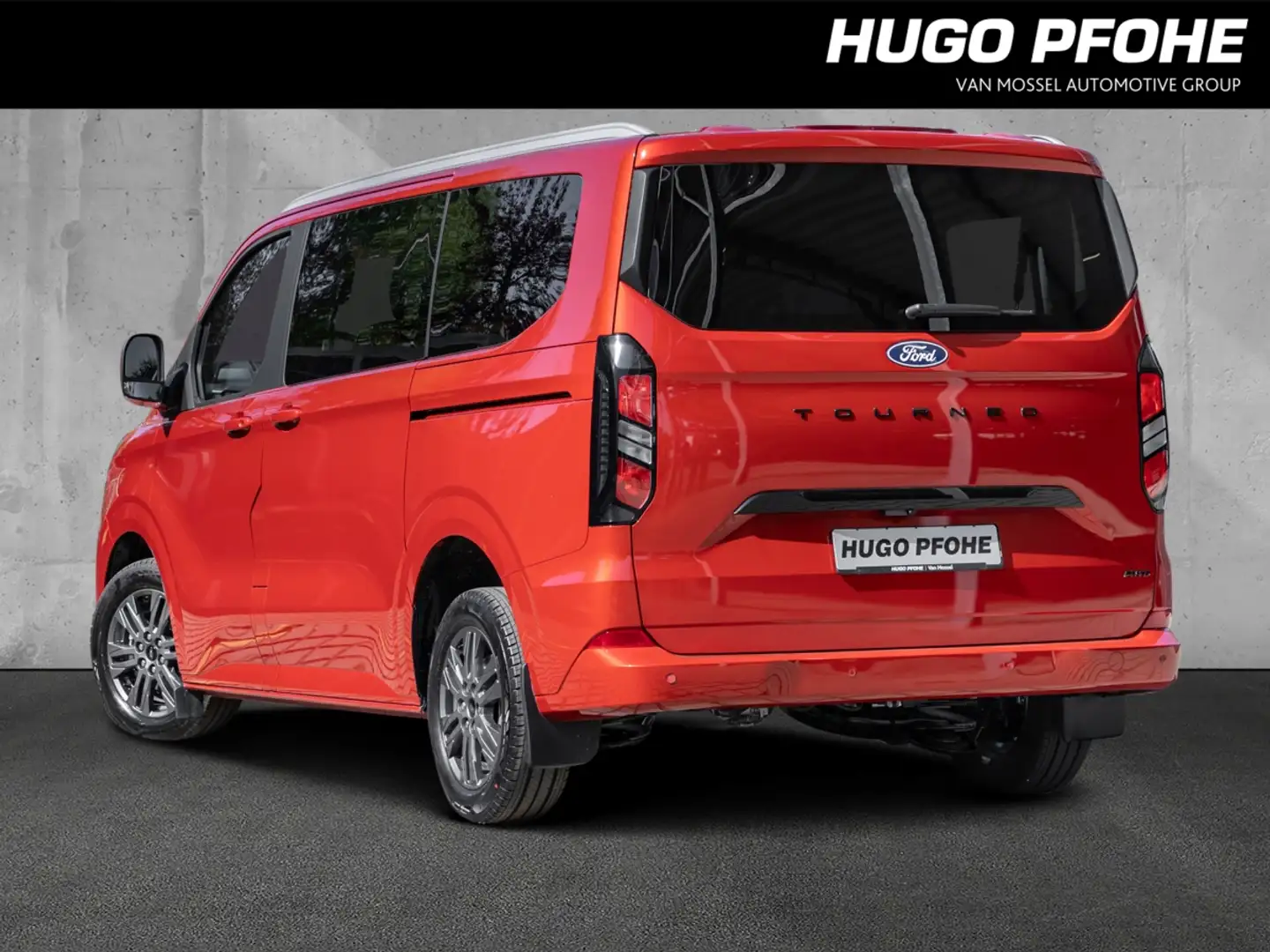Ford Tourneo Custom Titanium 320 L1 2.0 l EcoBlue. 8-Ga Rot - 2