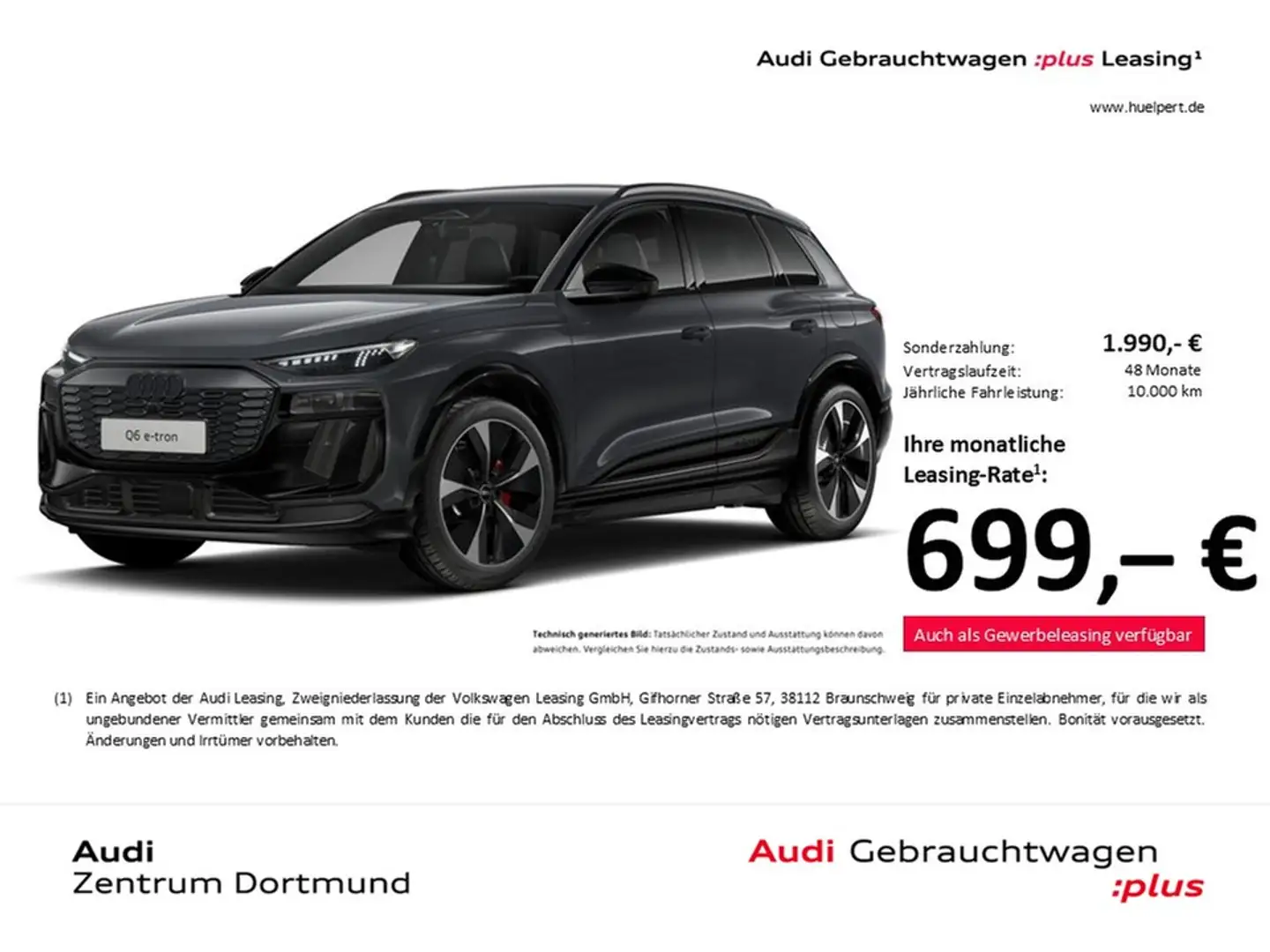 Audi Q6 e-tron performance S LINE edition one grey 21Z Gris - 1