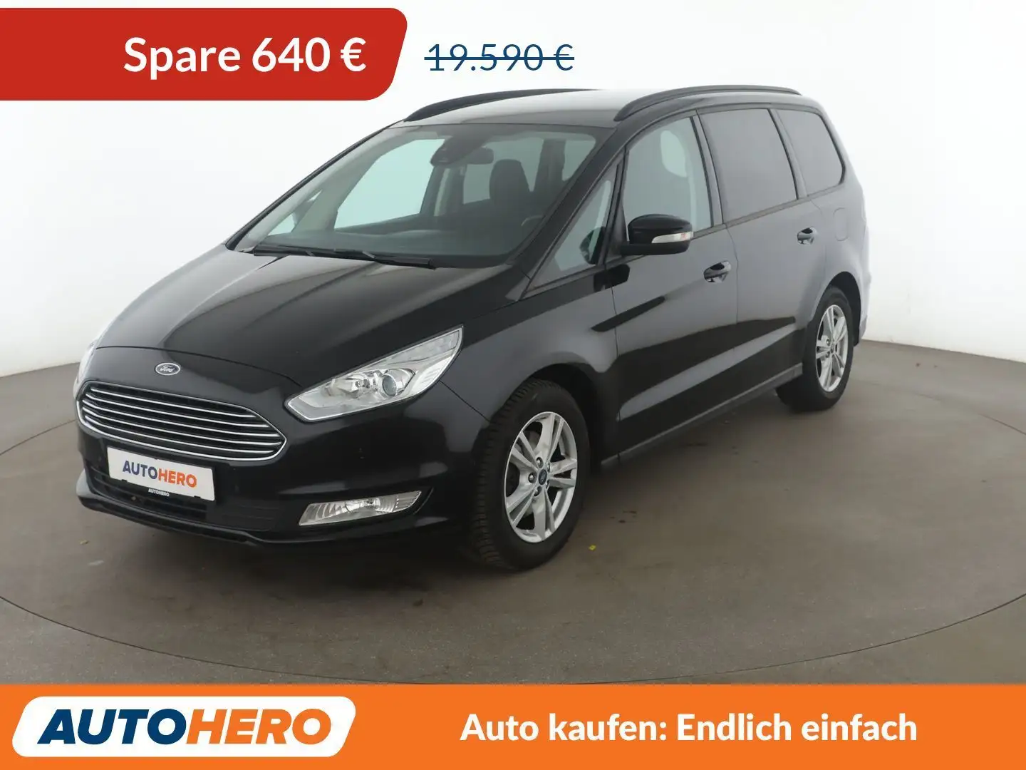Ford Galaxy 1.5 EcoBoost Business*7-SITZER*NAVI*PDC*SHZ* Schwarz - 1