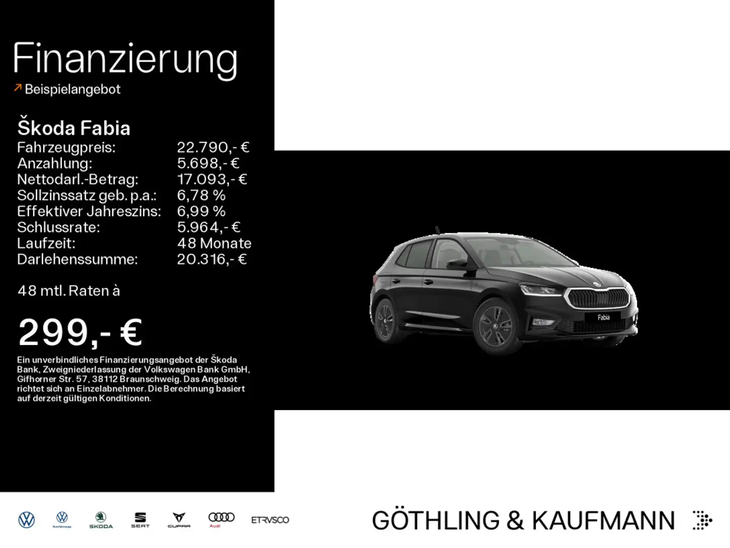 Skoda Fabia Tour 1.0 TSI |SHZ|KLIMA|BHZ-LENKRAD| Zwart - 1