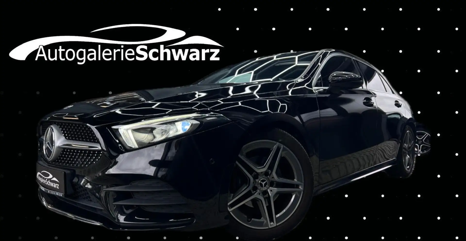 Mercedes-Benz A 180 7G AMG-LINE LED AUGR+SPUR KAM CARPLY AMBTE Noir - 1