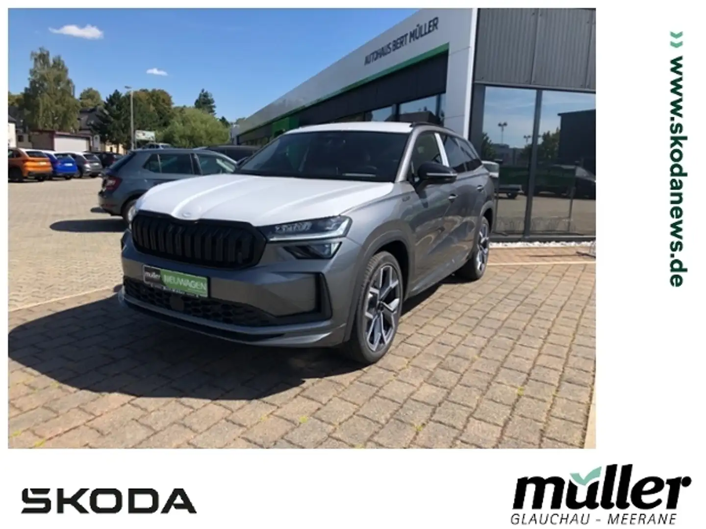 Skoda Kodiaq Sportline TDI 4X4 Matrix Nav Standh. Grau - 1