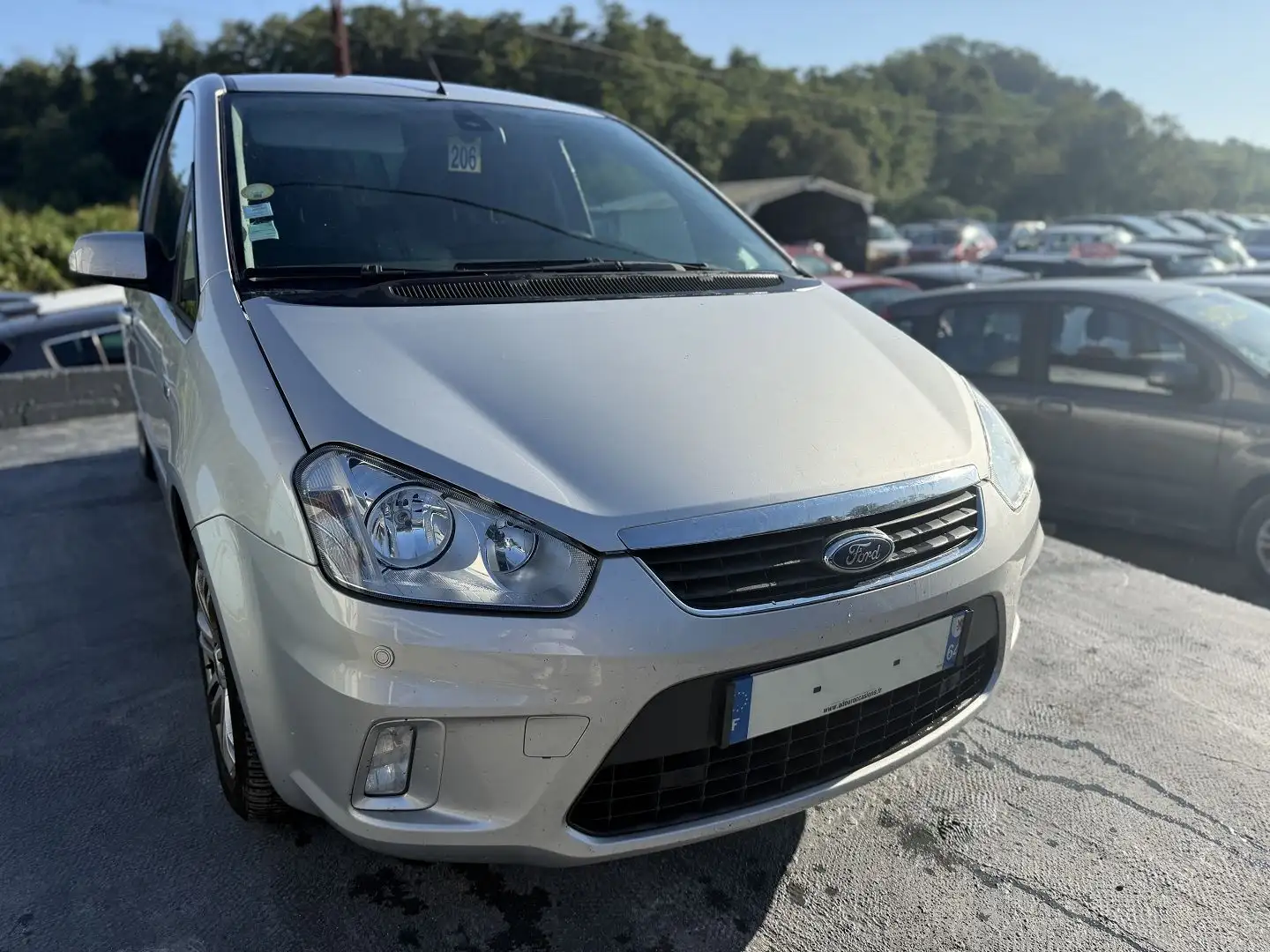 Ford C-Max 2.0 TDCI 110CH DPF TITANIUM POWERSHIFT Gris - 1