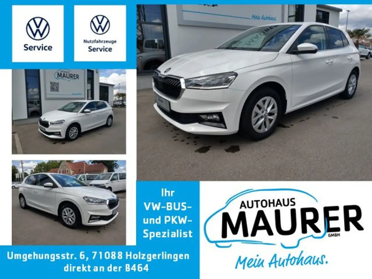 Skoda Fabia Style 1,0 TSI DSG LED App Tempomat Sitzheiz Weiß - 1