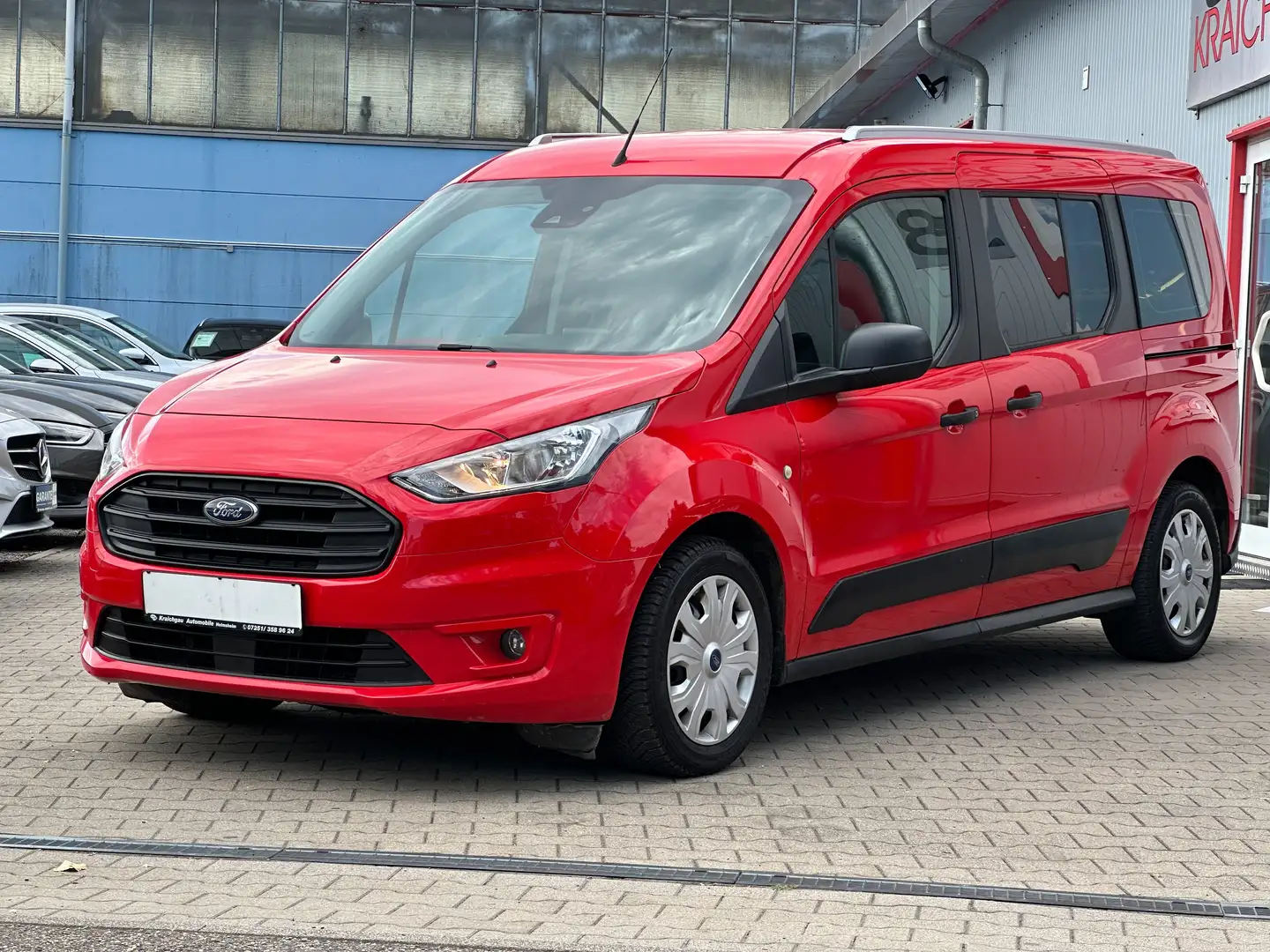 Ford Tourneo Connect 1.5 EcoBlue L2-Maxi*7-Sitze*Kamera*Navi*Klima*Park Rot - 1