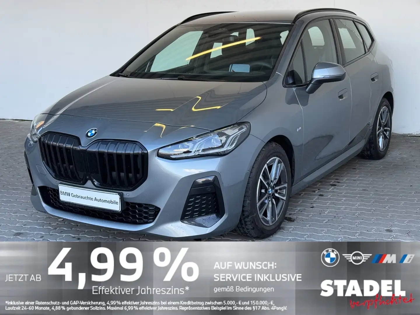 BMW 223 i Active Tourer M Sport Navi.LED.HuD.360°.KZG Grau - 2