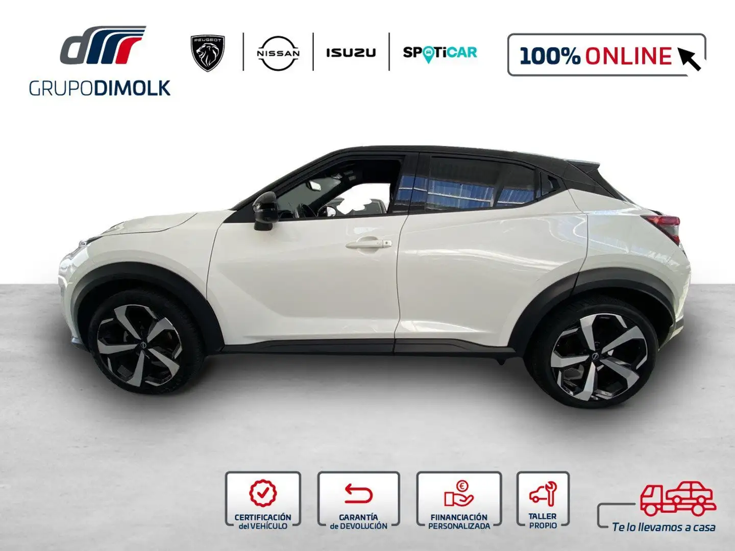Nissan Juke 1.0 DIG-T Tekna 4x2 114 Blanco - 2