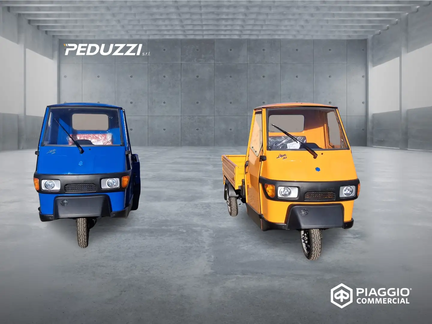 Piaggio Ape 50 cc Blau - 2