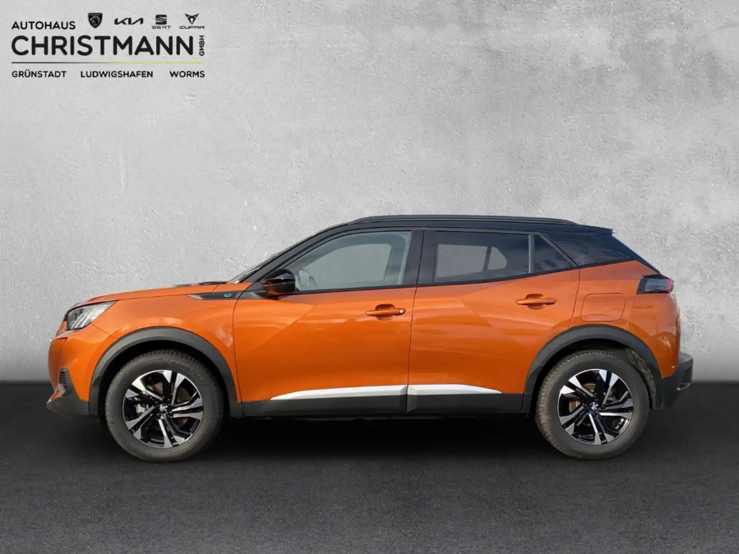 Peugeot 2008 e- GT 136 Navigation ACC Rückfahrkamera Apple CarP Orange - 2