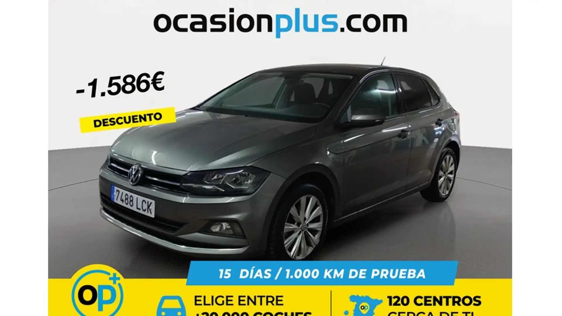 Volkswagen Polo 1.0 TSI Sport 85kW Gris - 1