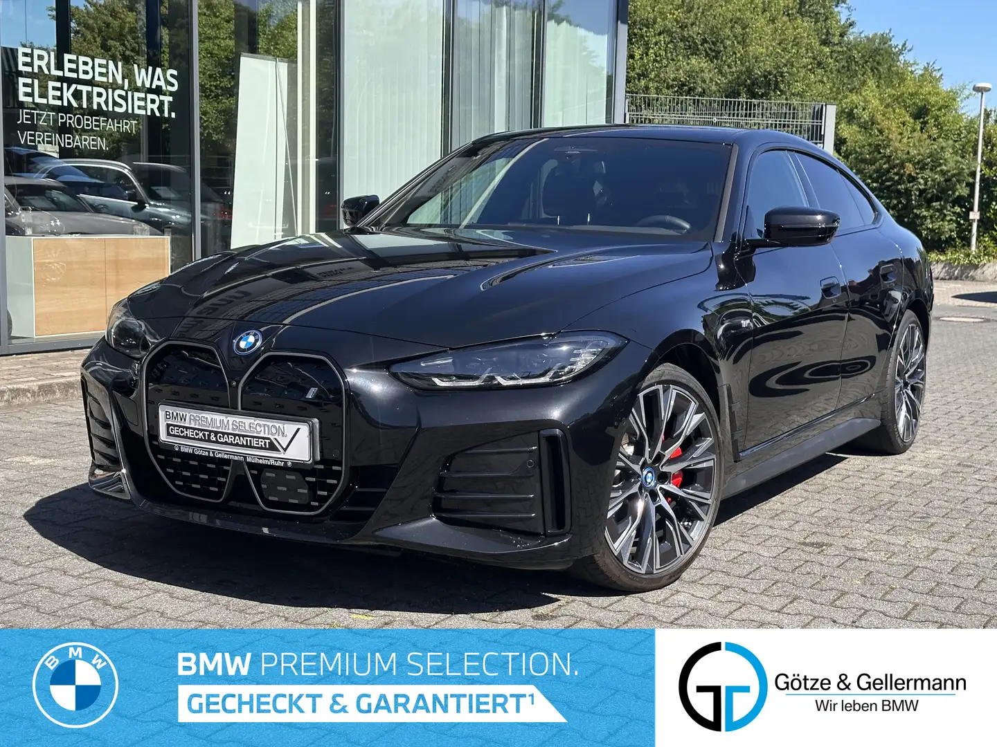 BMW i4 eDrive40 M Sport PRO //Stop&Go Memory AHK Zwart - 1