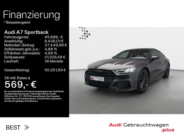 Audi A7 55 TFSI qu.2 x S line*Leder*Sound