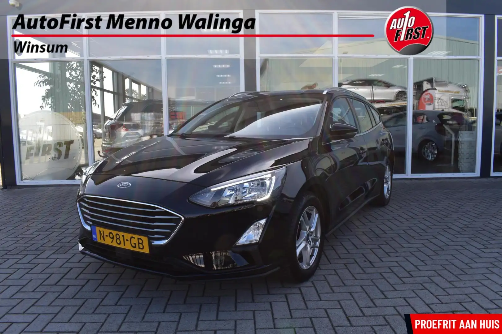 Ford Focus Wagon 1.0 EcoBoost Trend Edition Business|Camera|N Zwart - 1