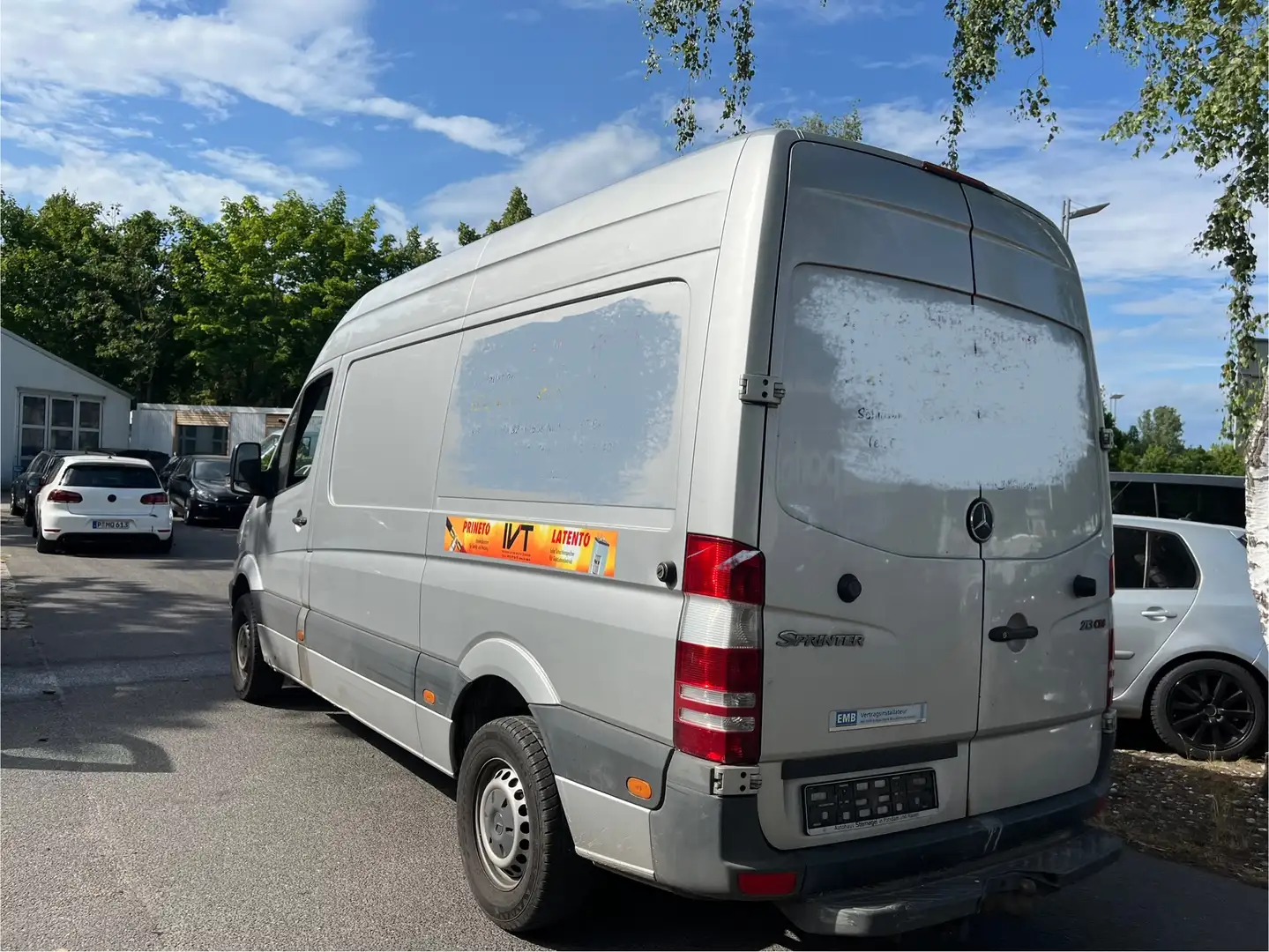 Mercedes-Benz Sprinter 213 CDI AHK ZV hoch lang Silver - 2