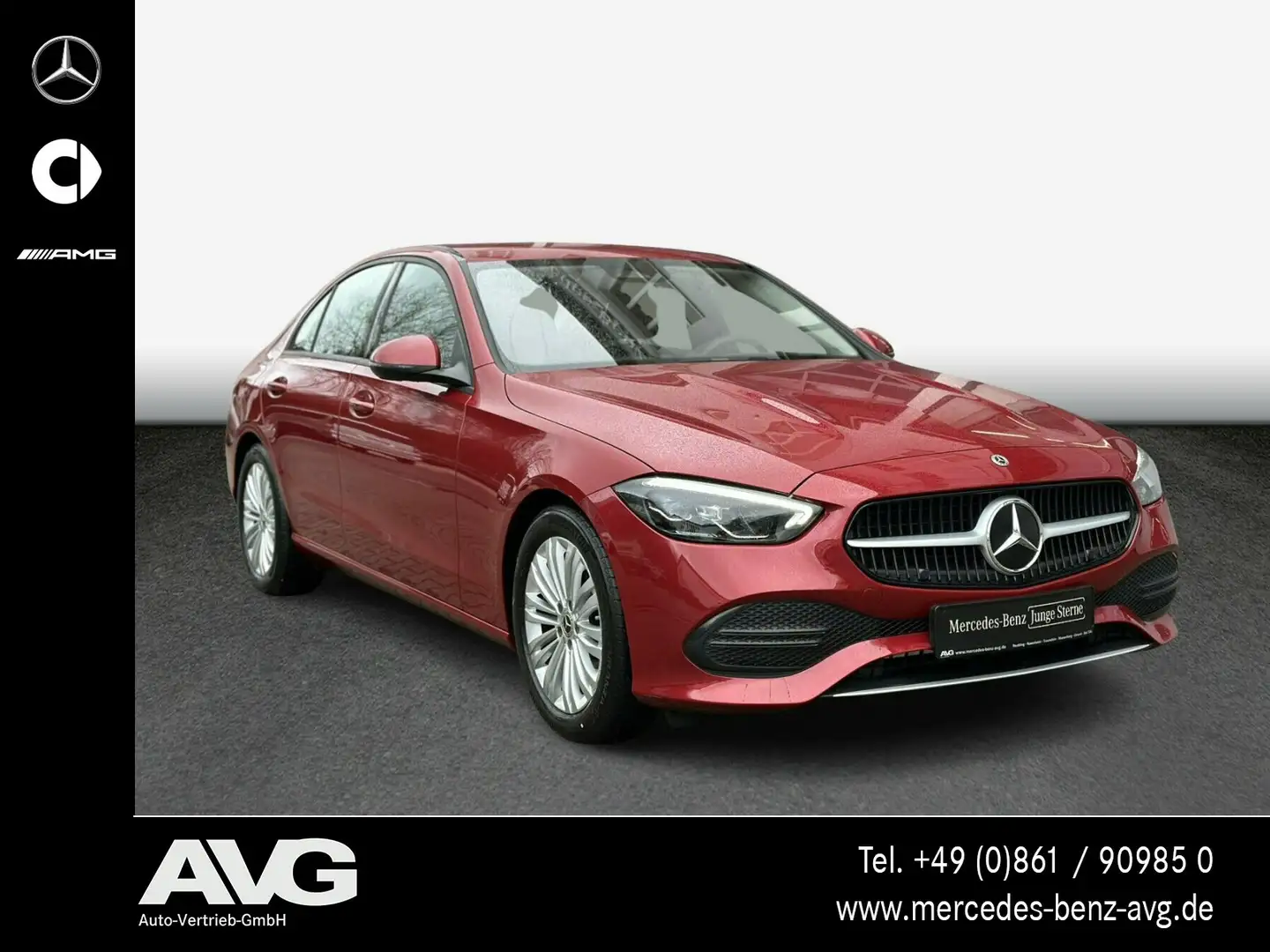 Mercedes-Benz C 200 C 200 4M LED MBUX-Navi Spur-P DAB 17" crvena - 2