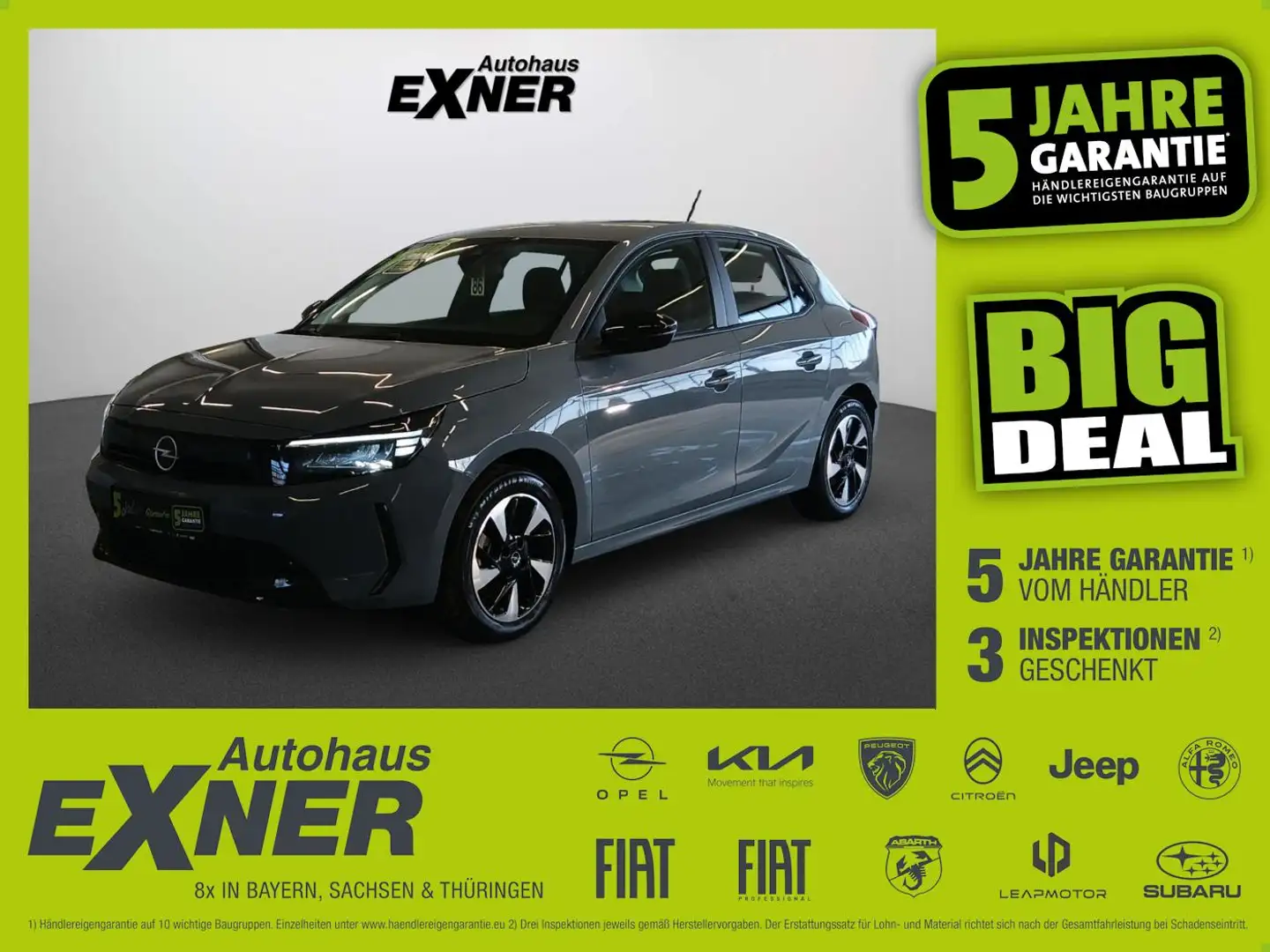 Opel Corsa-e EDITION LED+SHZ+Fernlichtass.+KlimaA+LM Grau - 1