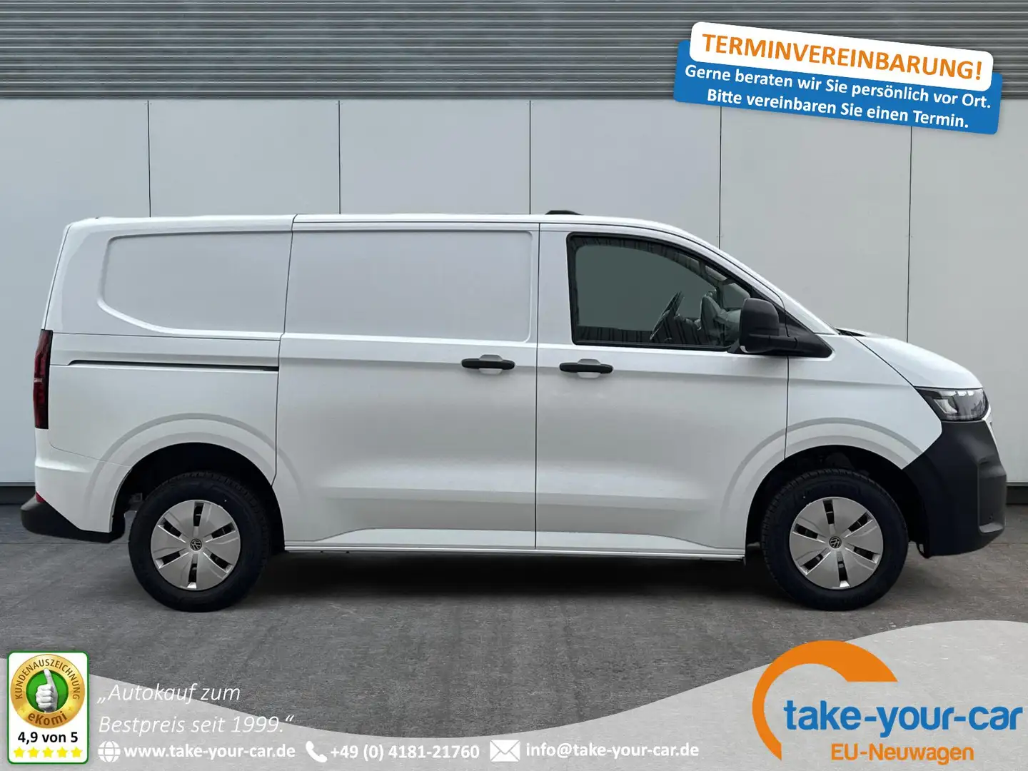 Volkswagen T7 Kastenwagen Kastenwagen KR AHK+KAMERA+SHZ+KLIMA+PDC+LED 2.0... Weiß - 1