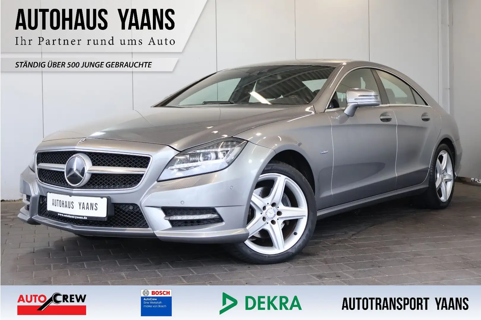 Mercedes-Benz CLS 350 CDI AMG NACHT+AIR+H/K+DISTR.+LED+KAM+18" Argent - 1