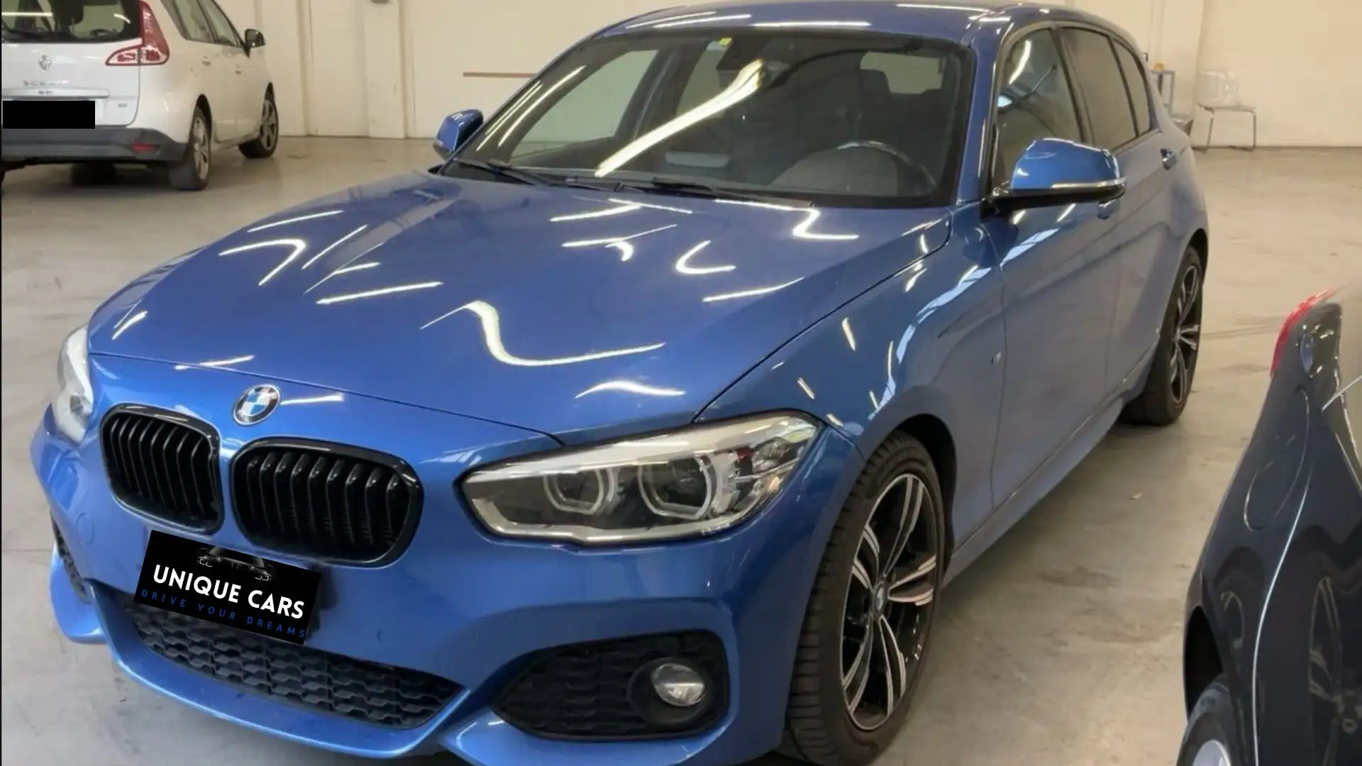 BMW 118 118d Msport 5p auto Bleu - 1