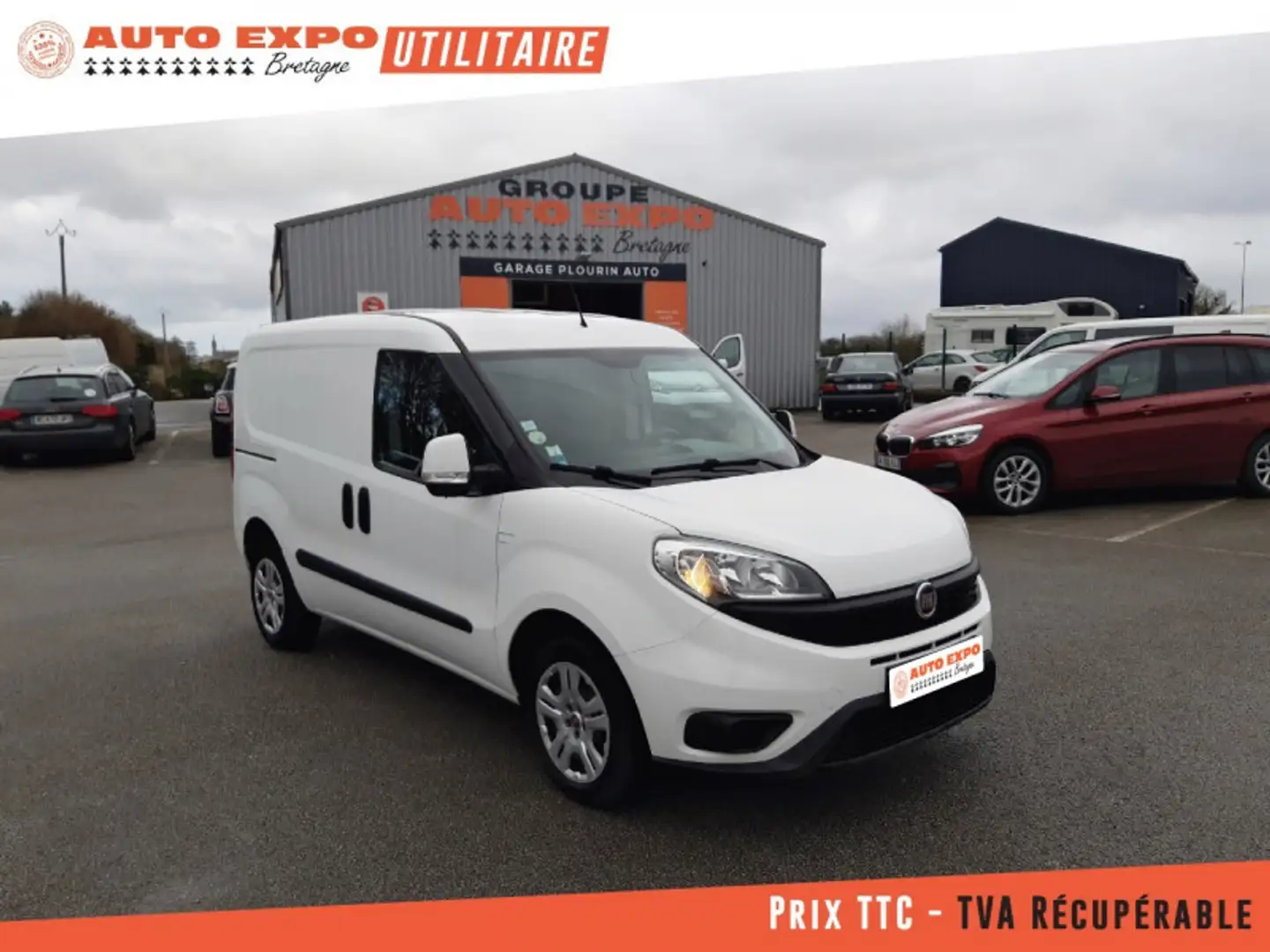 Fiat Doblo 1.3 MULTIJET 95CH PACK PRO NAV E6D Blanc - 1