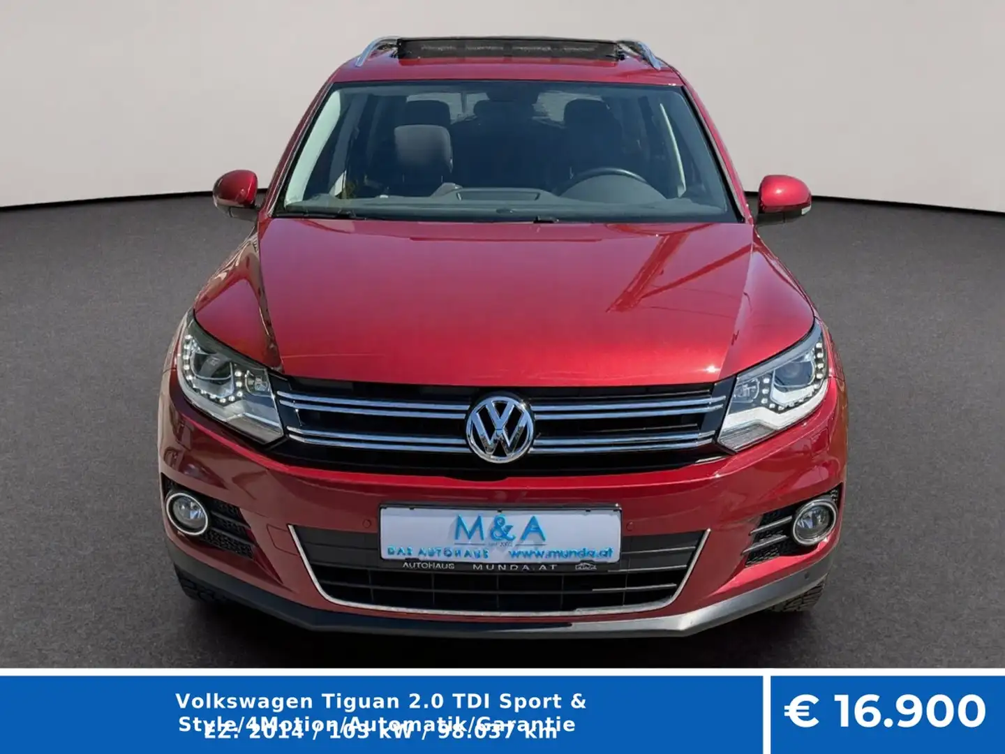 Volkswagen Tiguan 2.0 TDI Sport & Style/4Motion/Automatik/Garantie Rot - 2