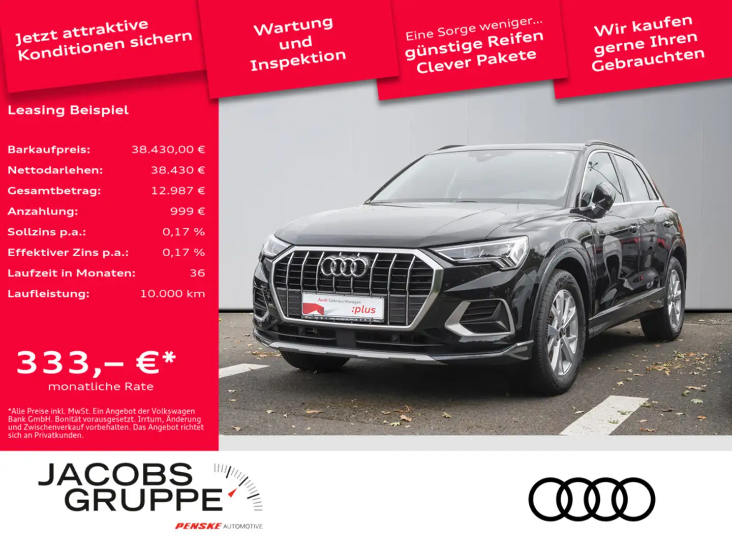 Audi Q3 35 TFSI S-tronic advanced Kamera, Navi Plu Schwarz - 1