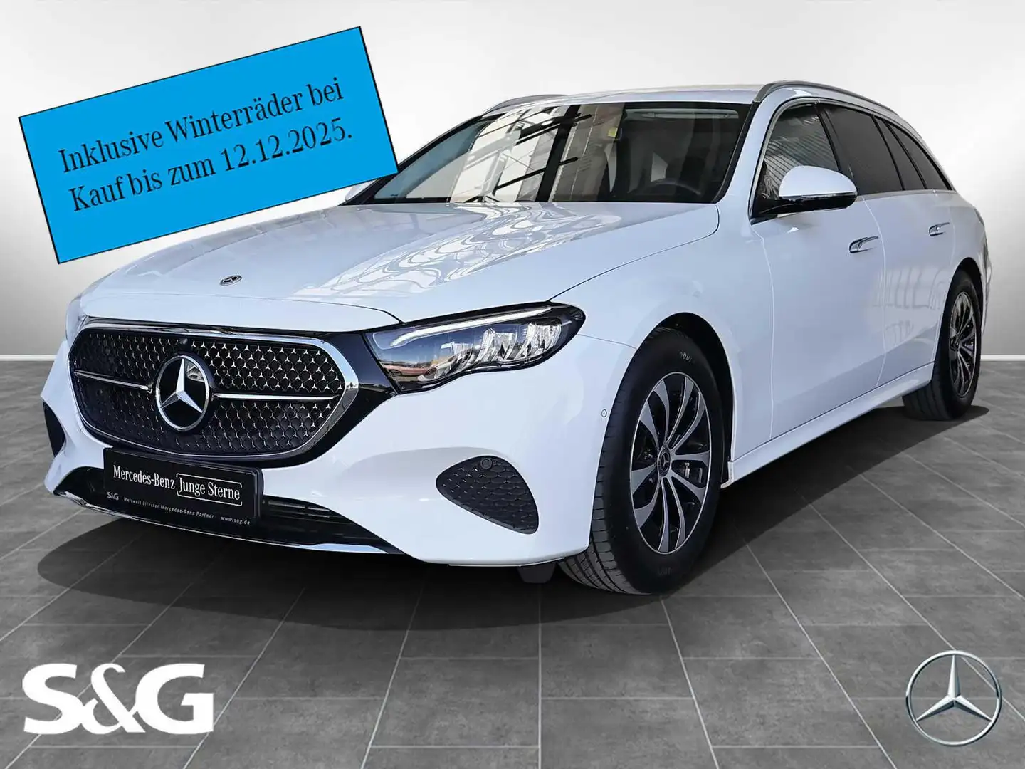 Mercedes-Benz E 220 d T Avantgarde AHK+LED+KAMERA+DISTRONIC Weiß - 1
