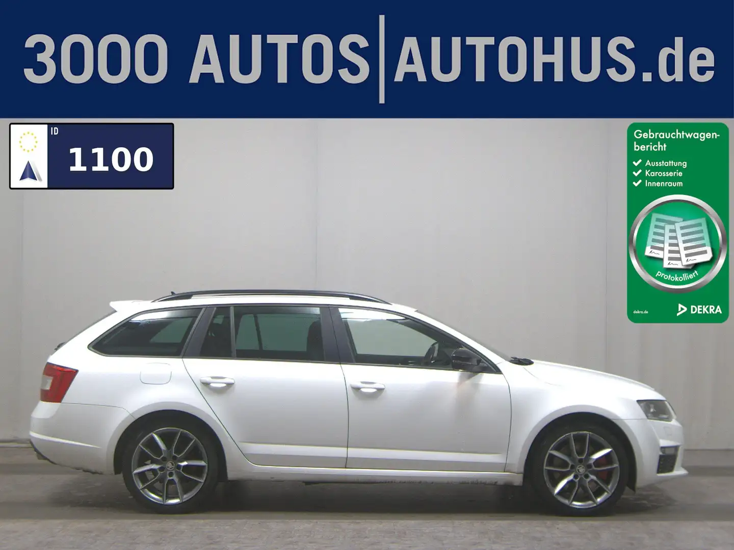 Skoda Octavia 2.0 TSI RS T-Leder Shz PDC Xenon BiXenon Weiß - 1