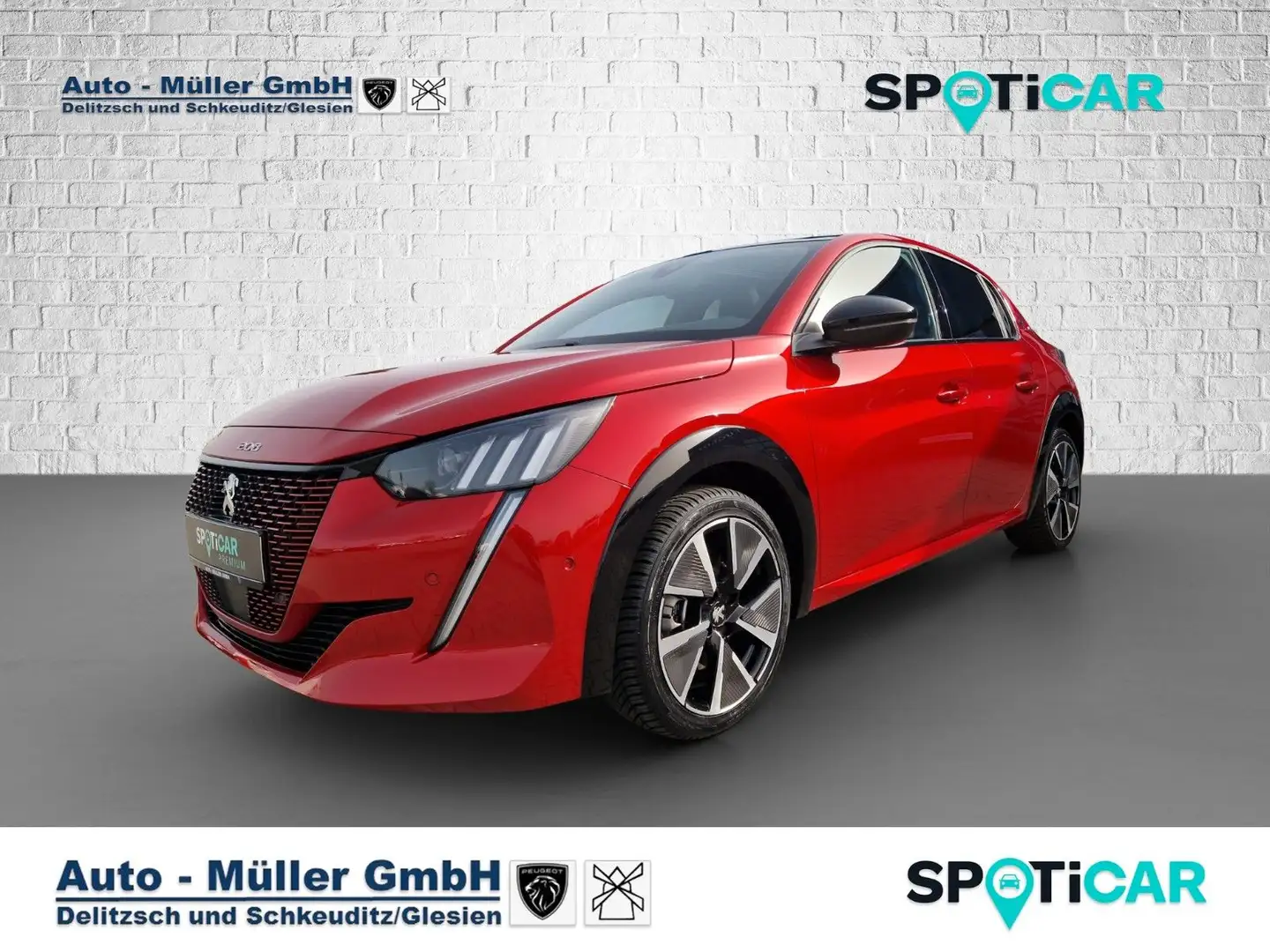 Peugeot 208 e-208 GT Pack/Navi/LED/Dach/SHZ Red - 1