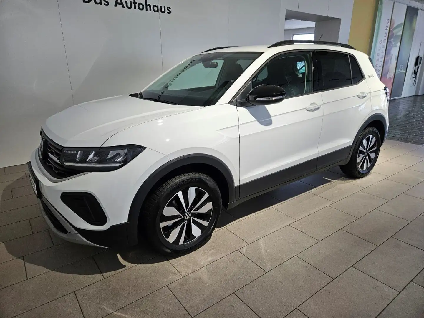 Volkswagen T-Cross 1.0 TSI Goal DSG AHK LED RFK GJR Navi 5JGa Weiß - 2