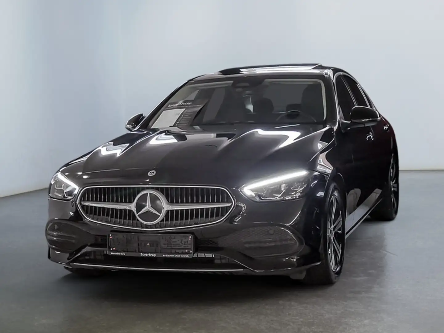 Mercedes-Benz C 180 , AVANTGARDE AHK KAMERA SPUR PDC SHD SHZ Schwarz - 2