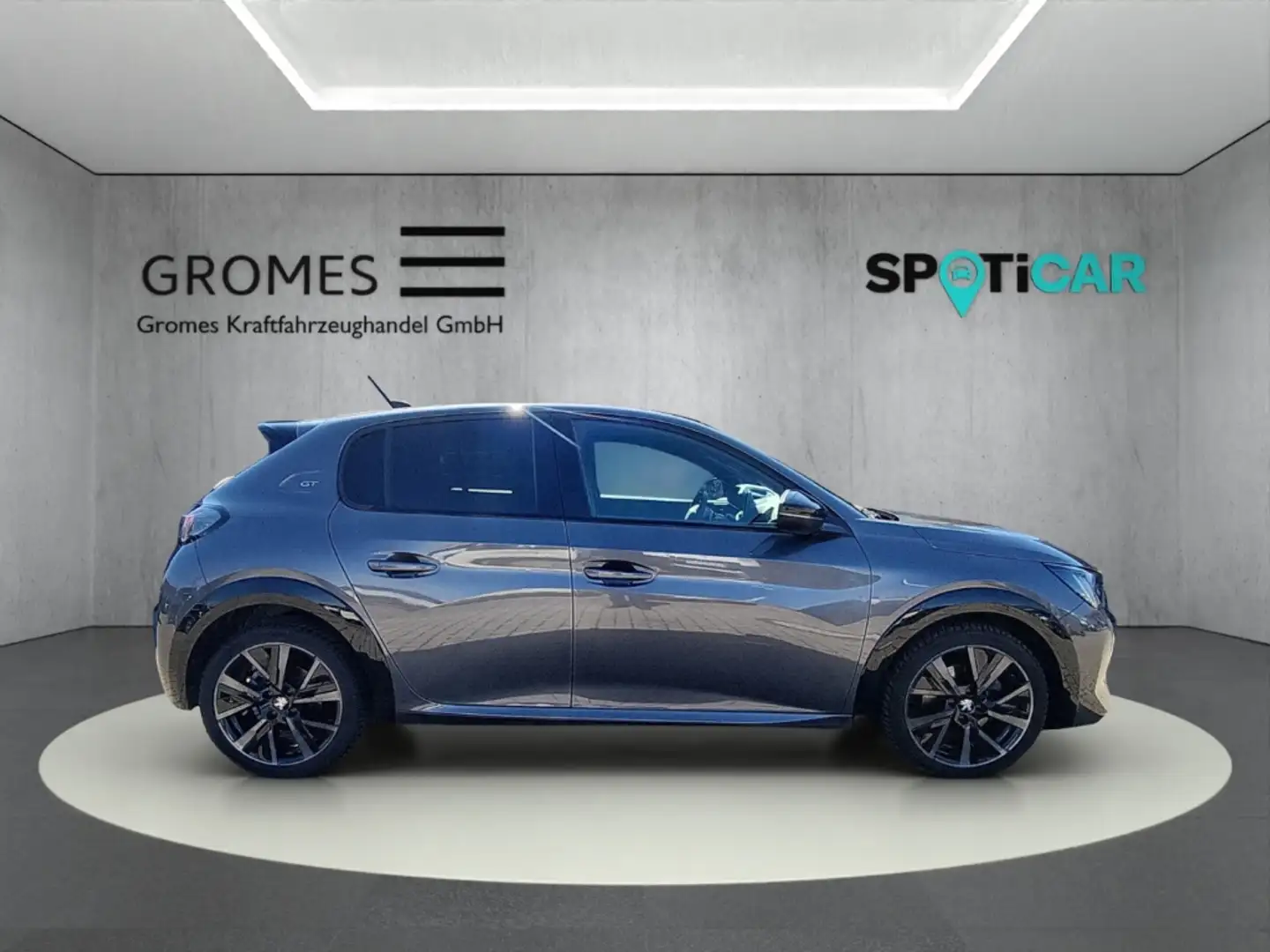 Peugeot 208 GT PUTE 130 EAT Panorama Navi LED ACC Klimaautom F Gris - 2