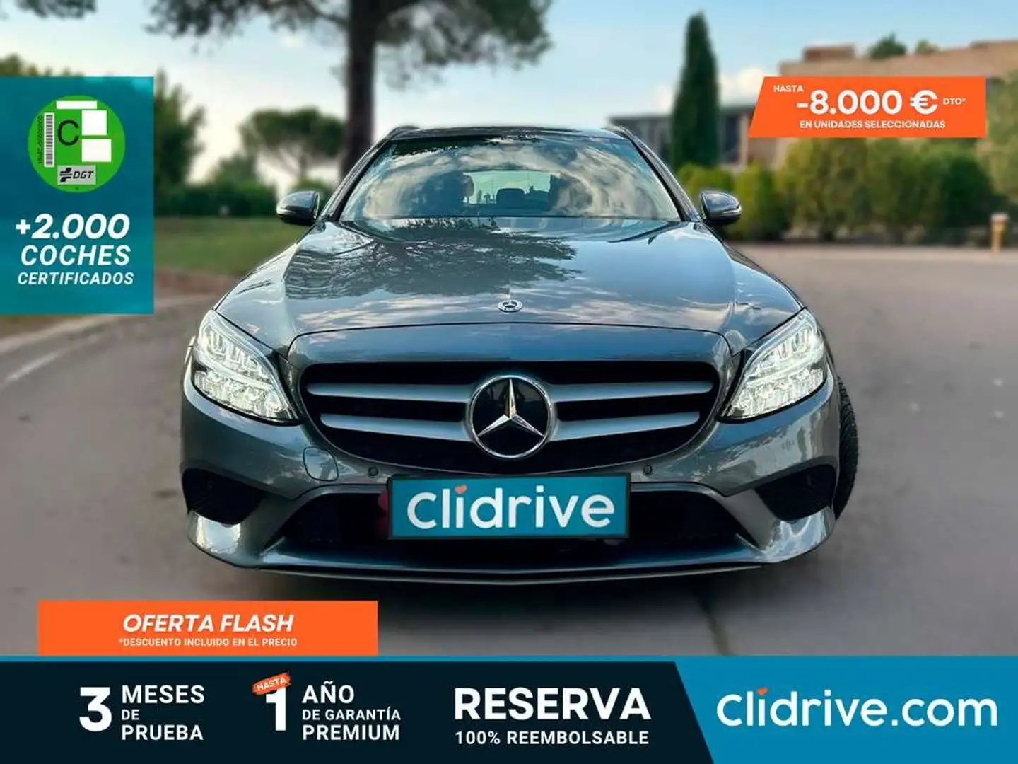 Mercedes-Benz C 180 Estate Gris - 1