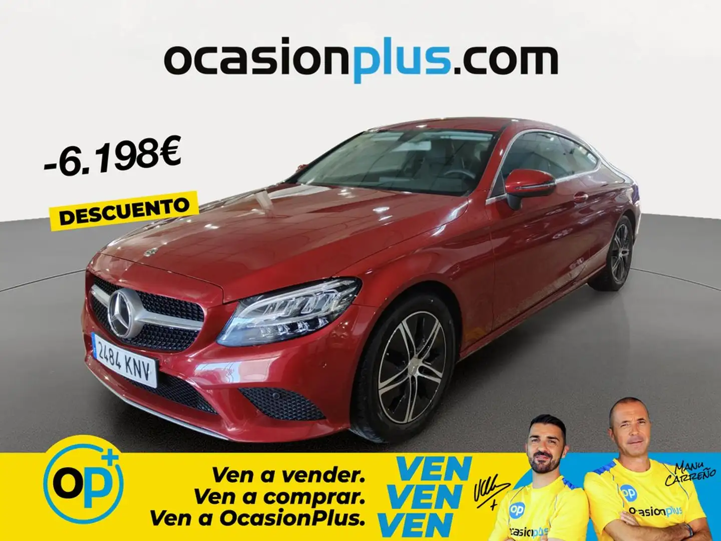 Mercedes-Benz C 200 Coupé 9G-Tronic Rojo - 1