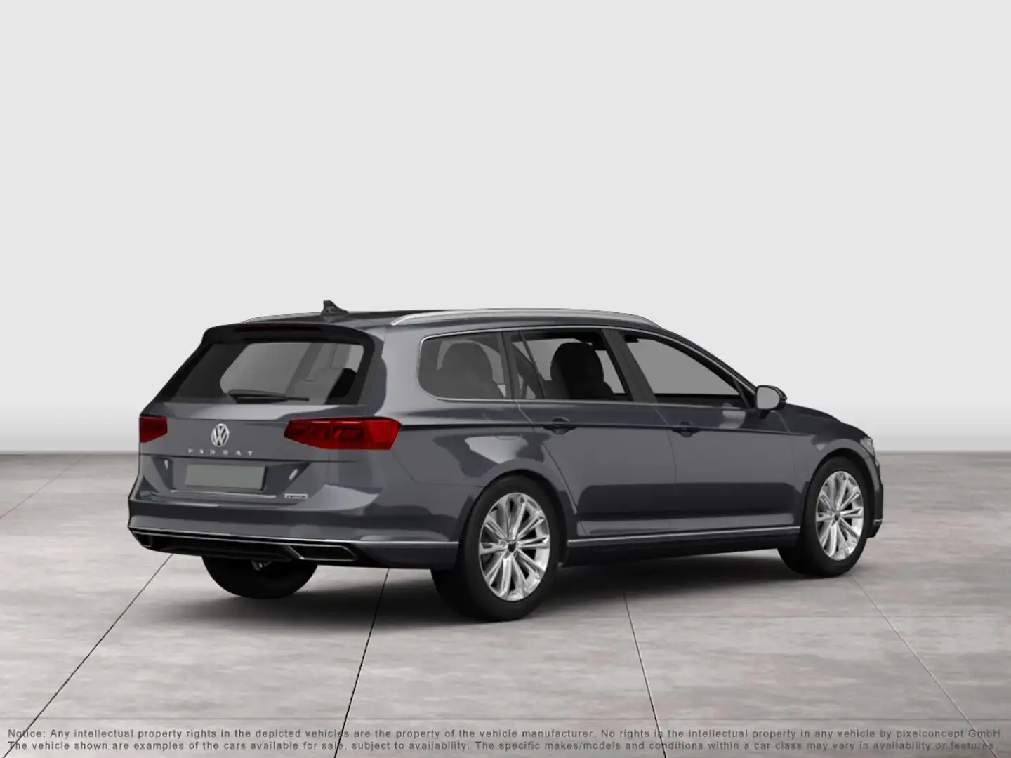 Volkswagen Passat Variant 1,5 TSI Business PANO+ACC+RFK+LED+NAVI+KLIMA Gris - 2