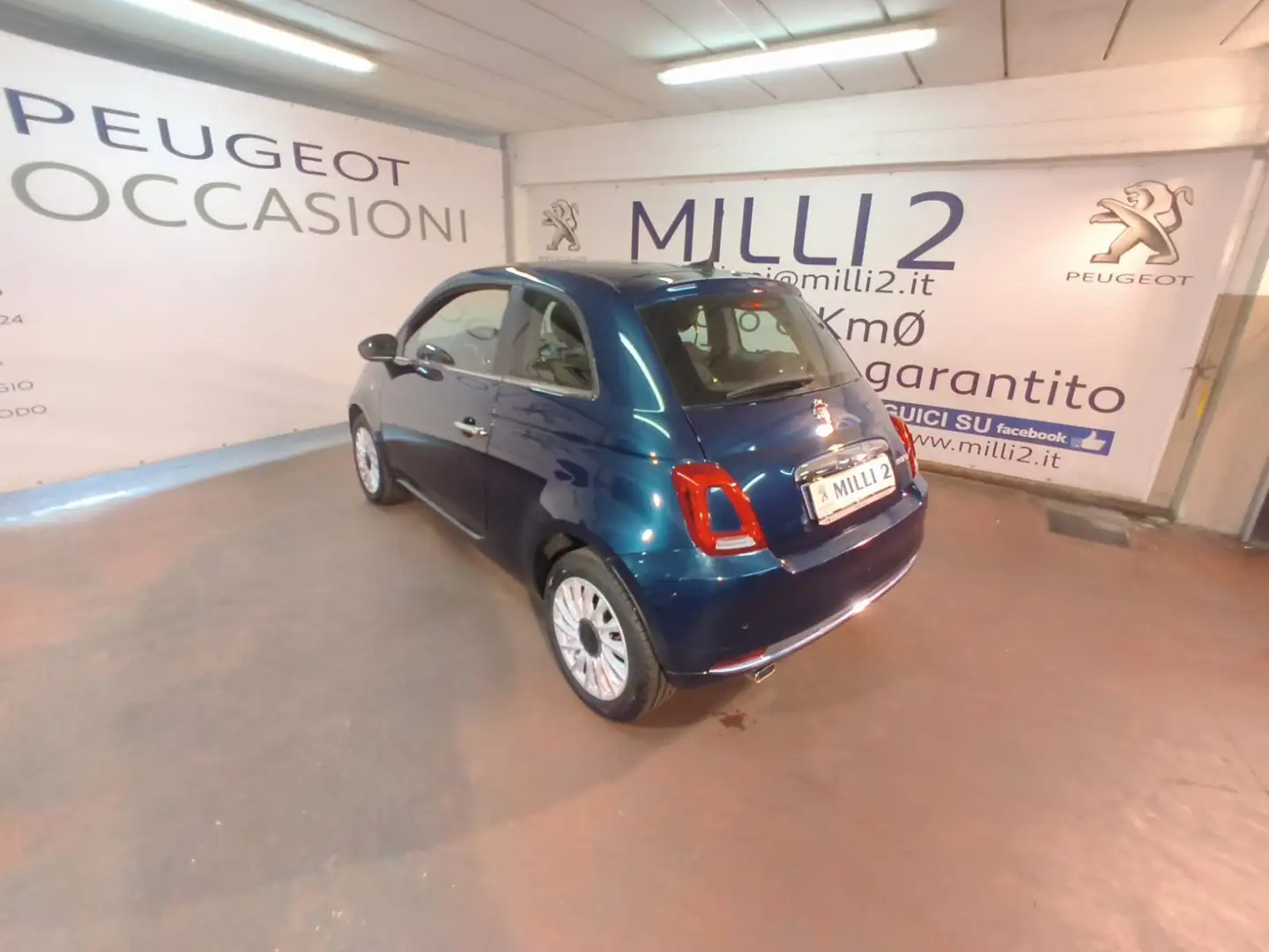 Fiat 500 500 1.0 hybrid Dolcevita 70cv Blauw - 2