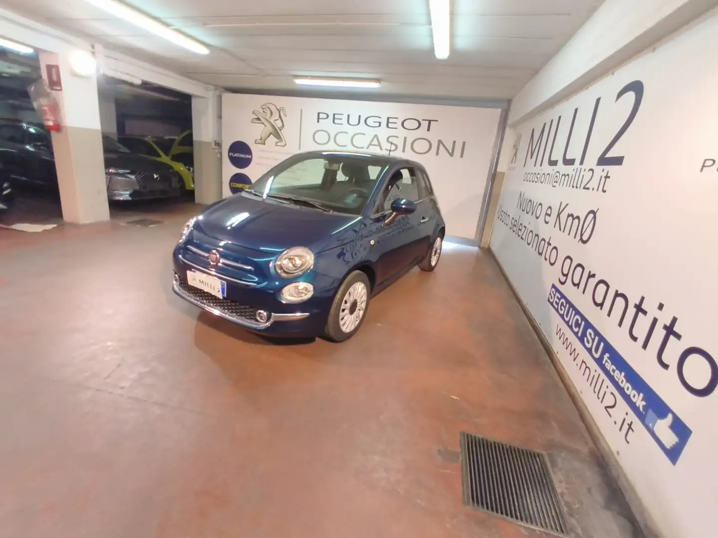 Fiat 500 500 1.0 hybrid Dolcevita 70cv Blauw - 1