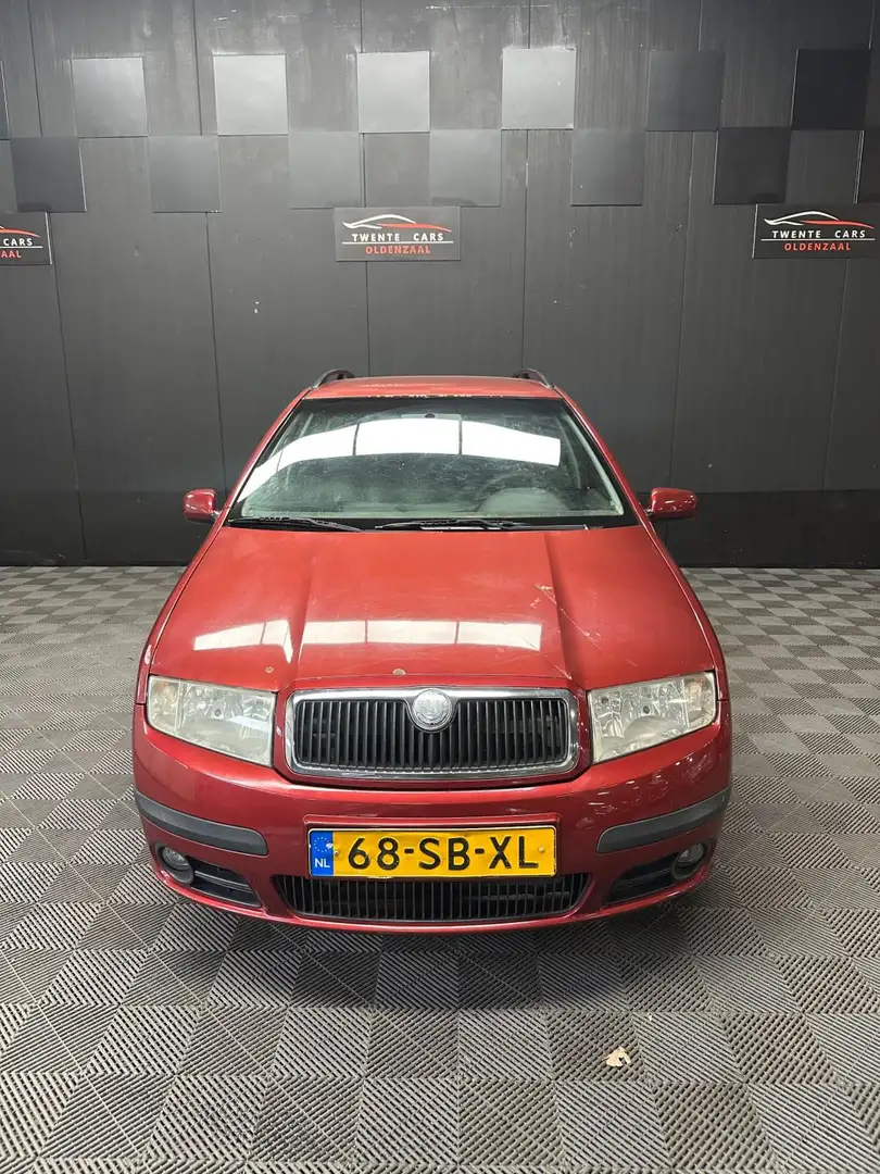 Skoda Fabia Combi 1.4-16V Elegance | Airco | Nieuwe APK | Rouge - 2