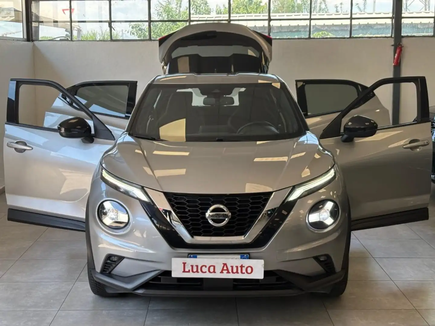 Nissan Juke 1.0 DIG-T 114CV *UNICO PROP.*TELECAMERA* Grigio - 2