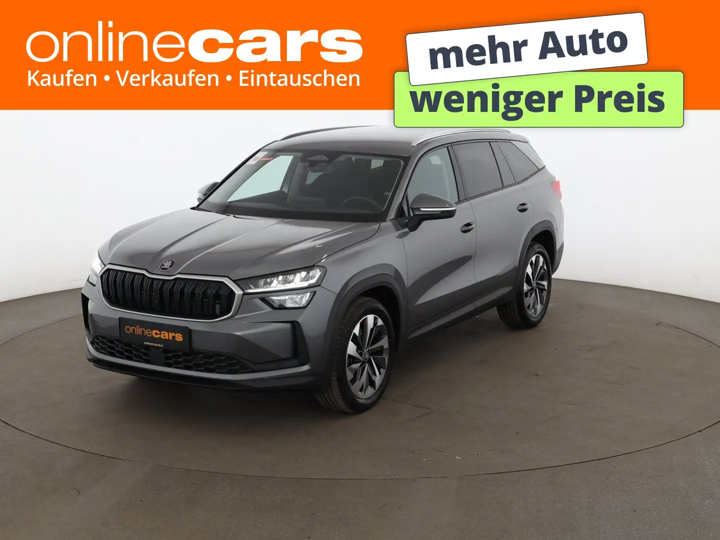 Skoda Kodiaq 2.0 TDI Selection Aut 7-SITZER LED RADAR Grau - 1