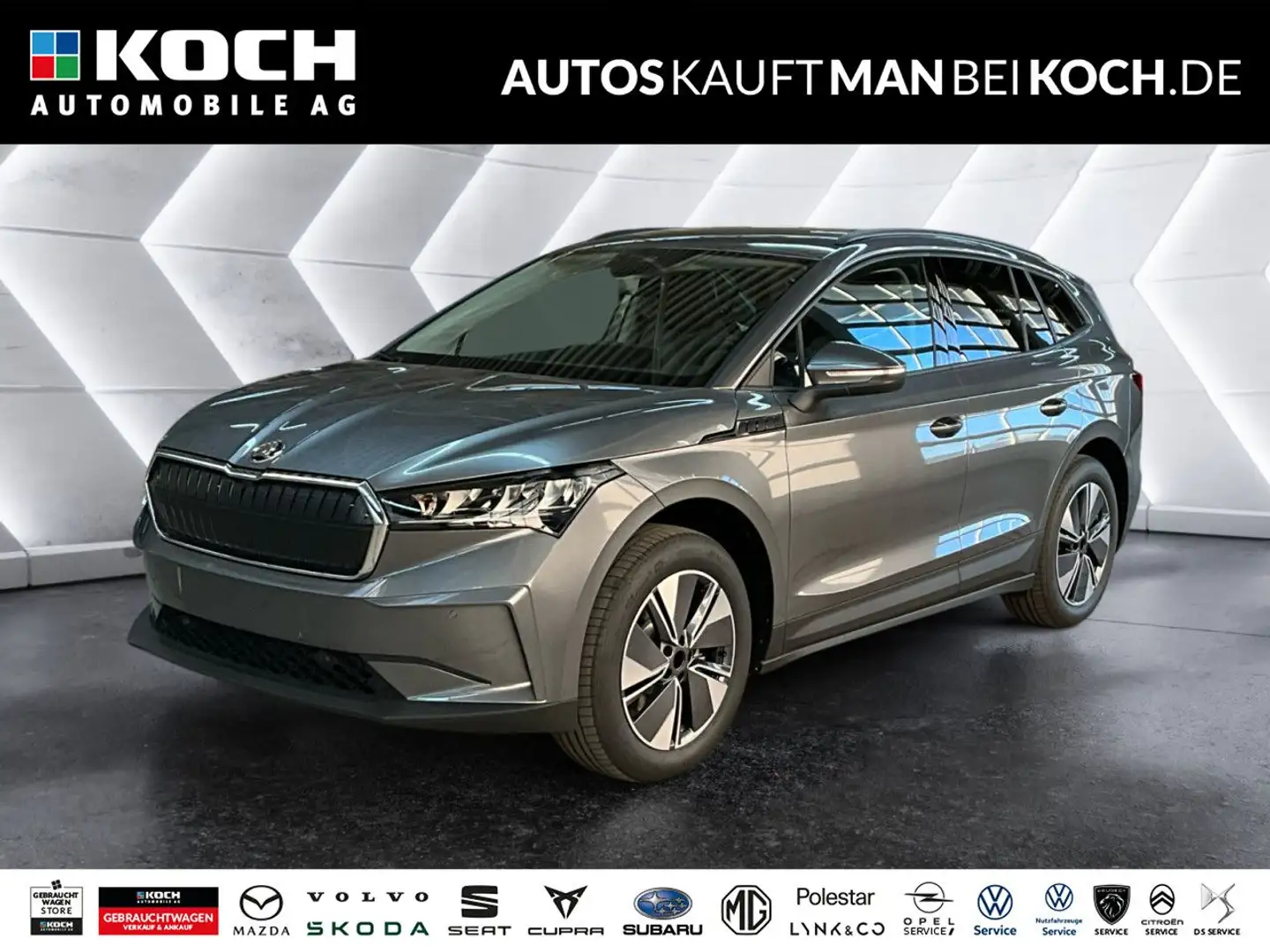 Skoda Enyaq 60 Clever MATRIX NAVI ACC KESSY LED Klima Grau - 1