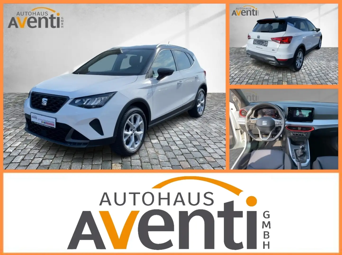 SEAT Arona FR *Navi*LED*W-Paket*Lane Assist*Apple* Blanc - 1