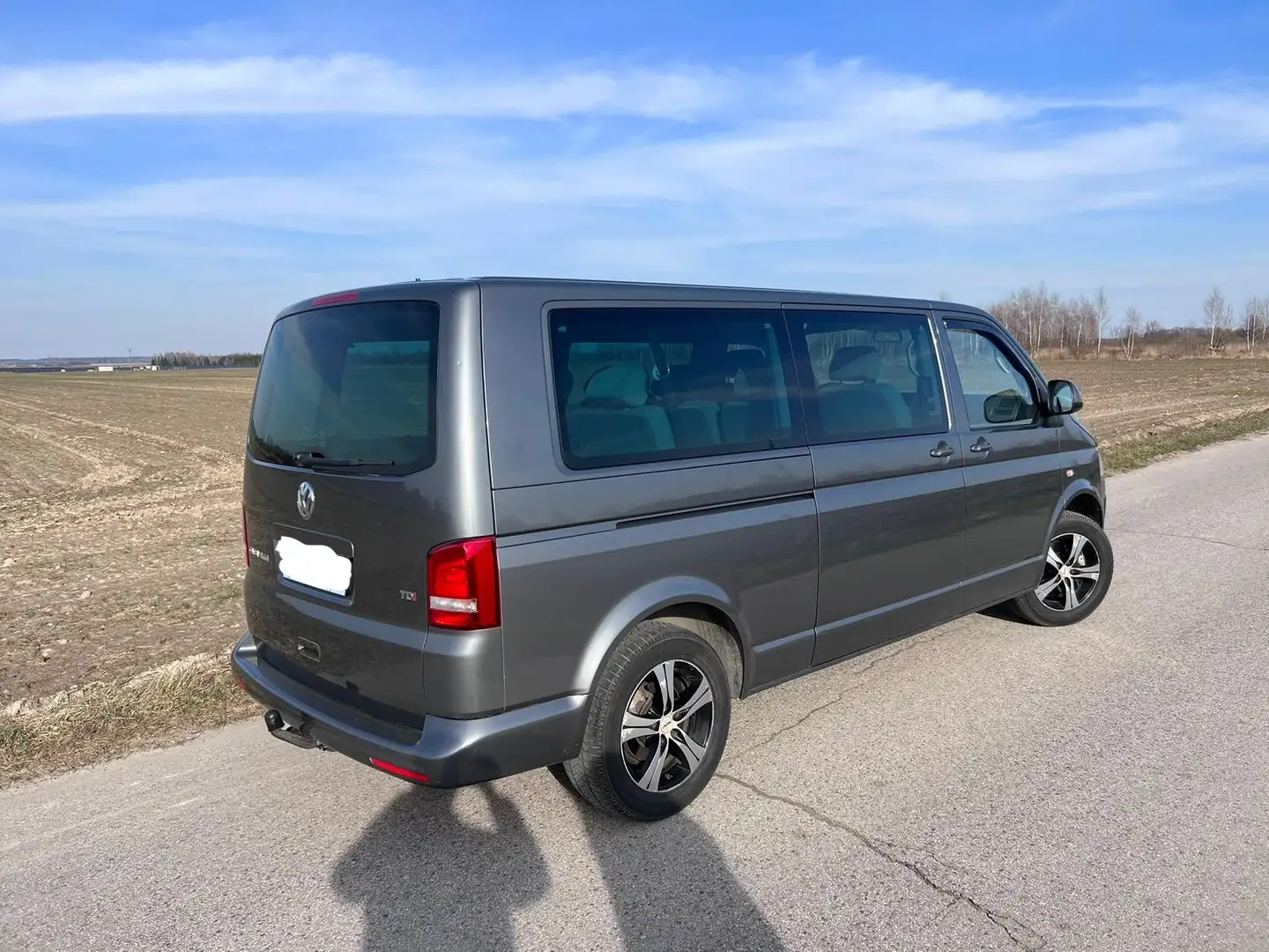 Volkswagen T5 Caravelle Comfort Line Passo Lungo 8 Posti Grijs - 2