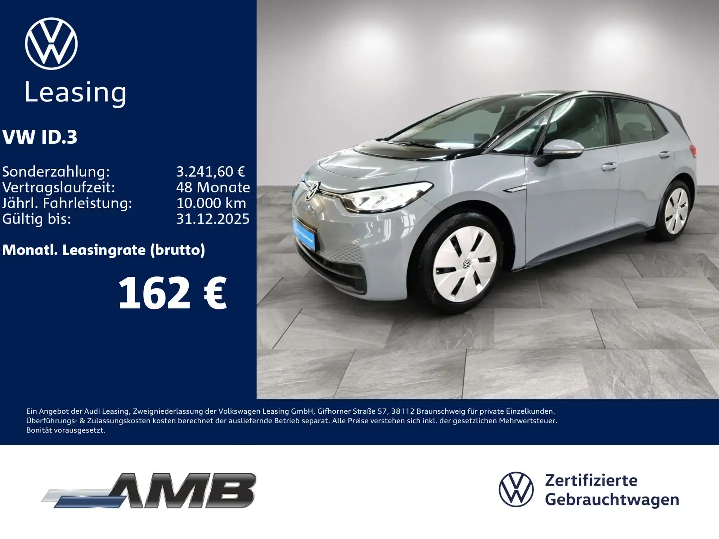 Volkswagen ID.3 Pure Performance LED/CCS/Navi/e-Sound Grau - 1