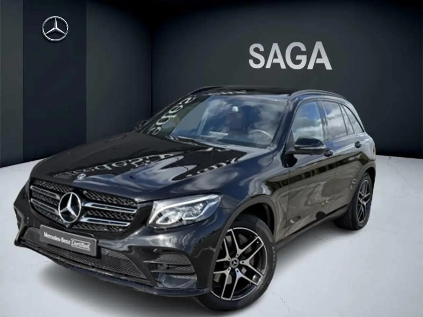 Mercedes-Benz GLC 220 220 d 4MATIC Pack AMG Toit Pano Noir - 1